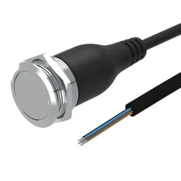 EAO 82 Series Push Button Switch, Momertary, Panel Mount, 22mm Cutout, 1CO, 35V, IP65, IP67 - 82-665C.1000 product image