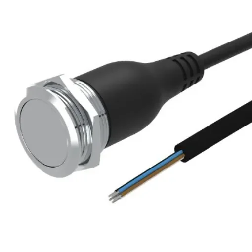 EAO 82 Series Push Button Switch, Momertary, Panel Mount, 22mm Cutout, 1CO, 35V, IP65, IP67 - 82-665C.1000 product image