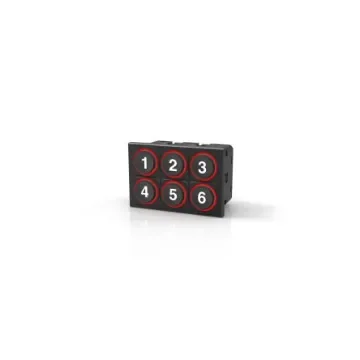 EAO 6 Key Illuminated Keypad - K09-01.000001 product image