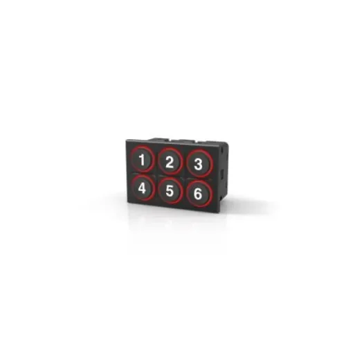 EAO 6 Key Illuminated Keypad - K09-01.000001 product image