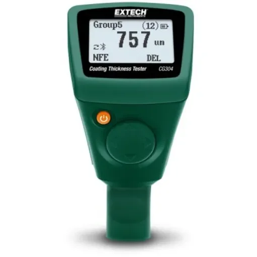Extech CG304 Thickness Gauge, 0.1µm - 2000µm, ±3.5 %, ±%2 % Accuracy, 0.1 µm Resolution, LCD Display product image