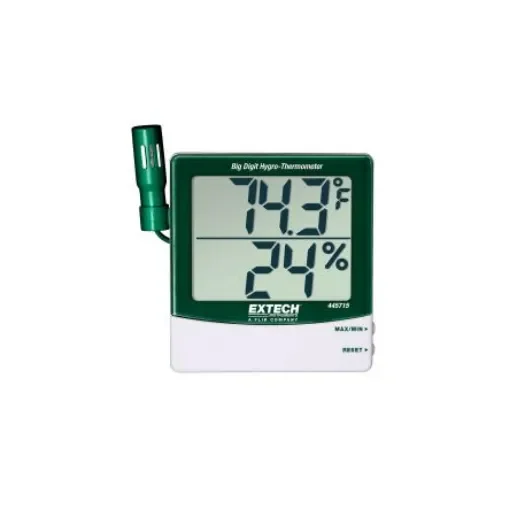 Extech 445715 Digital Hygrometer, ± 4 %RH Accuracy, +60°C Max, 99%RH Max product image