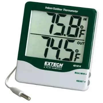 Extech 401014 LCD Digital Thermometer for Outdoor Temperature Measurement Use, +70°C Max, ±1 °C Accuracy product image