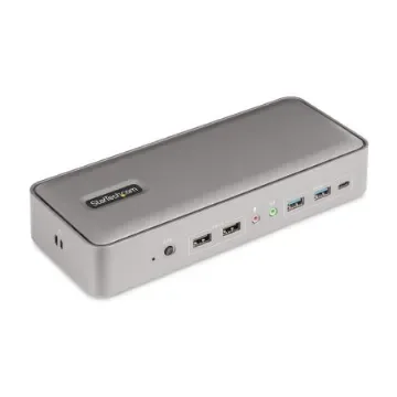 StarTech.com Dual Monitor 4K USB-C Docking Station with DisplayPort - 5 x USB ports, USB A, USB C - 129UE-USBC-KVM-DOCK product image