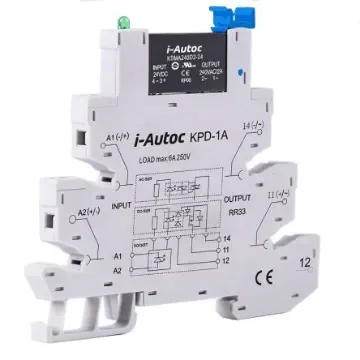 i-Autoc KSMA Series Solid State Interface Relay, DIN Rail Mount - KSMA240D2-24D product image
