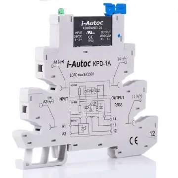 i-Autoc KSMD Series Solid State Interface Relay, DIN Rail Mount - KSMD48D4-12D product image