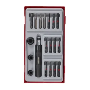 Teng Tools Impact Driver Set 19 Pieces, Hexagon, Phillips, Pozidriv, Torx - TTID19 product image