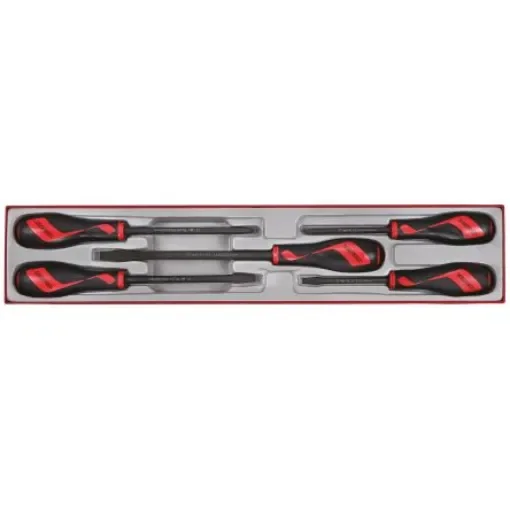 Teng Tools Flat, Phillips Standard Screwdriver, 5-Piece - TTXMDTN product image