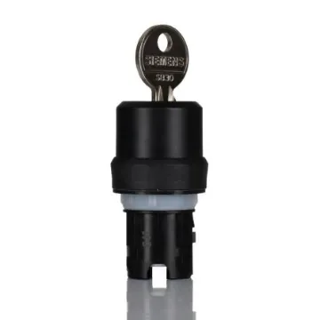 Siemens SIRIUS ACT 3SU10 2-position Key Switch Head, Latching, 22mm Cutout - 3SU1000-4BF01-0AA0 product image