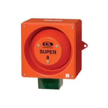Clifford & Snell YL80 Super Series Green Sounder Beacon, 24 V dc, IP66, Wall Mount, 120dB at 1 Metre - YL80/DL/G/RF/SU/WR product image
