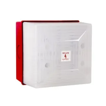 Clifford & Snell FD40 Series Opal Flashing Beacon, 24 V dc, Wall Mount, LED Bulb, IP65 - FD40/DL/O/25 product image