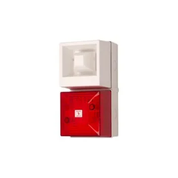 Clifford & Snell YL40 Series Red Sounder Beacon, 24 V dc, IP65, Wall Mount, 108dB at 1 Metre - YL40/DL/R/25/WN/WR(2) product image