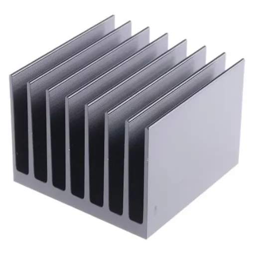 AAVID THERMALLOY Heatsink, Universal Square Alu, 1.88°C/W, 76.1 x 57.15 x 76.1mm - 637303B03000 product image