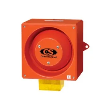 Clifford & Snell YL80 Series Yellow Sounder Beacon, 24 V dc, IP66, Wall Mount, 116dB at 1 Metre - YL80/DL/Y/RF/WR product image