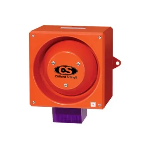 Clifford & Snell YL80 Series Magenta Sounder Beacon, 48 V dc, IP66, Wall Mount, 116dB at 1 Metre - YL80/FL/M/RF/WR product image