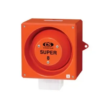 Clifford & Snell YL80 Super Series Opal Sounder Beacon, 230 V ac, IP66, Wall Mount, 120dB at 1 Metre - YL80/NL/O/RF/SU/WR product image