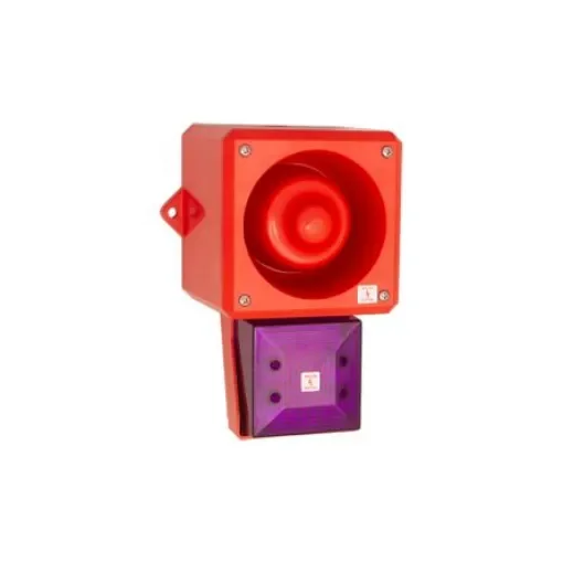 Clifford & Snell YL50 Hi Vis Series Magenta Sounder Beacon, 24 V dc, IP66, Wall Mount, 112dB at 1 Metre - YL50/DL/M/25/RF/HV/WR product image