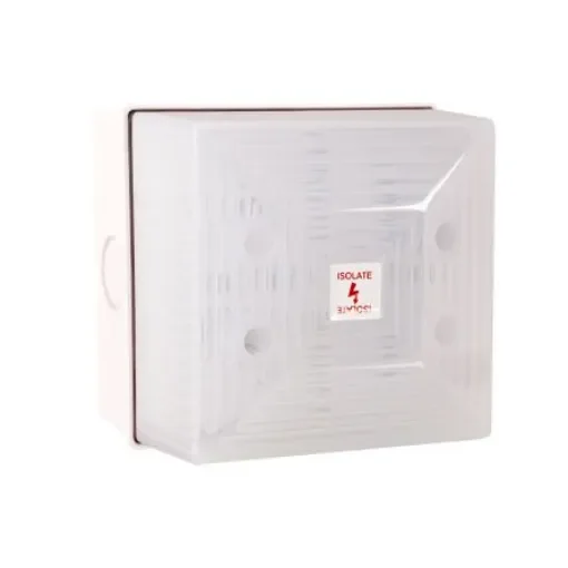 Clifford & Snell FL40 Series Opal Flashing Beacon, 48 V dc, Wall Mount, Xenon Bulb, IP65 - FL40/F50/O/WN product image