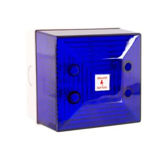 Clifford & Snell FL40 Series Blue Flashing Beacon, 48 V dc, Wall Mount, Xenon Bulb, IP65 - FL40/F50/B/WN product image