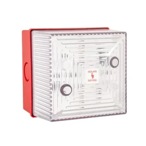 Clifford & Snell FL40 Series Clear Flashing Beacon, 48 V dc, Wall Mount, Xenon Bulb, IP65 - FL40/F50/C/RN product image