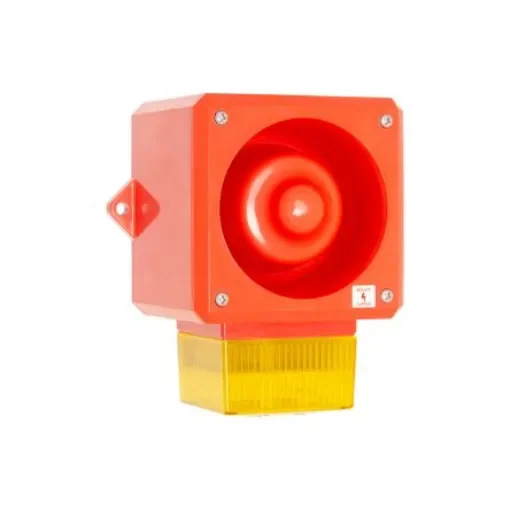 Clifford & Snell YL50 Series Yellow Sounder Beacon, 24 V dc, IP66, Wall Mount, 112dB at 1 Metre - YL50/DL/Y/RF/WR(2) product image