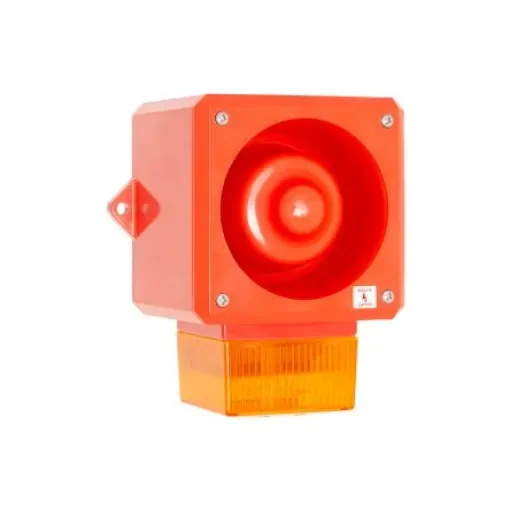 Clifford & Snell YL50 Series Amber Sounder Beacon, 48 V dc, IP66, Wall Mount, 112dB at 1 Metre - YL50/FL/A/RF/WR product image