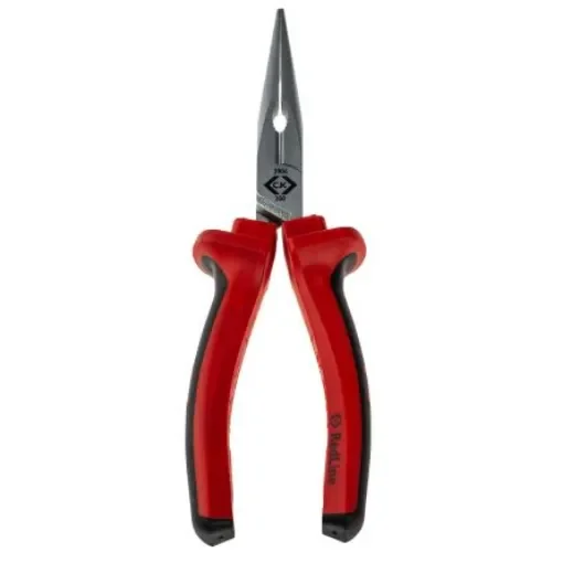 CK Long Nose Pliers, 200 mm Overall, Straight Tip, 75mm Jaw - 1044663 product image