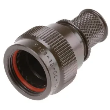 Polamco, 1Size 12 Straight Circular Connector Backshell, For Use With 62 GB Series, AB05 Series, MIL-C 26482 Connector - 91D1-12-06-1-ZB product image