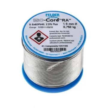 Felder Lottechnik Wire, 1mm Lead solder, 183°C Melting Point - 18.601.02037 product image