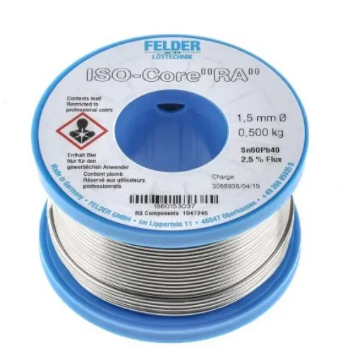 Felder Lottechnik Wire, 1.5mm Lead solder, 183°C Melting Point - 18.601.53037 product image
