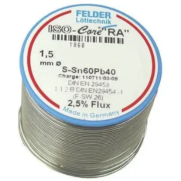 Felder Lottechnik Wire, 1.5mm Lead solder, 183°C Melting Point - 18.601.54037 product image
