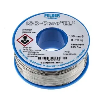 Felder Lottechnik Wire, 0.5mm Lead solder, 183°C Melting Point - 20.600.52037 product image
