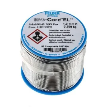 Felder Lottechnik Wire, 1mm Lead solder, 183°C Melting Point - 20.601.02037 product image