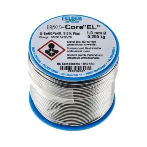 Felder Lottechnik Wire, 1mm Lead solder, 183°C Melting Point - 20.601.02037 product image