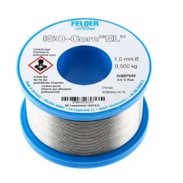 Felder Lottechnik Wire, 1mm Lead solder, 183°C Melting Point - 20.601.03037 product image