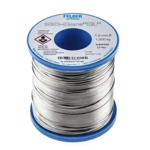 Felder Lottechnik Wire, 1mm Lead solder, 183°C Melting Point - 20.601.04037 product image