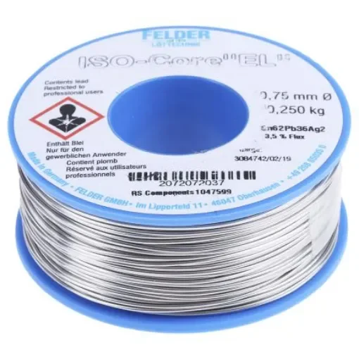Felder Lottechnik Wire, 0.75mm Lead solder, 179°C Melting Point - 20.720.72037 product image