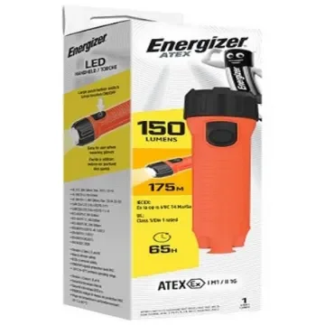 Energizer ATEX LED Torch Black, Orange 150 Lumens - 7638900424492 product image
