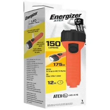 Energizer ATEX LED Torch Black, Orange 150 Lumens - 7638900424485 product image