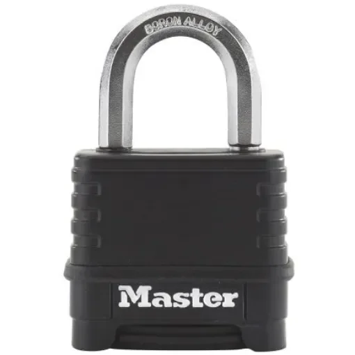 Master Lock Padlock Zinc Padlock, 9mm Shackle, 57mm Body - M178EURDCC product image