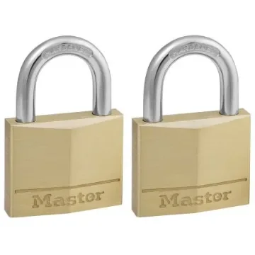 Master Lock Padlock Brass Padlock, Keyed Alike, 6mm Shackle, 40mm Body - 140EURT product image