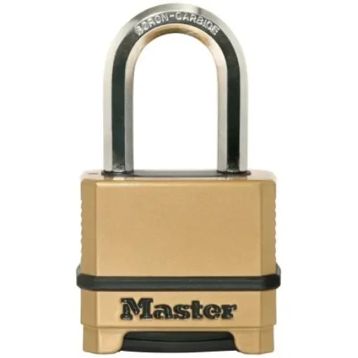 Master Lock Padlock Weatherproof Zinc Padlock, 9mm Shackle, 56mm Body - M175EURDLF product image
