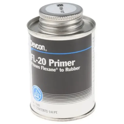 ITW Devcon Flexane Liquid Bottle Adhesive Primer for use with Metals, Concrete, Rubber, Wood, Fibreglass, 112 g - 15985 product image