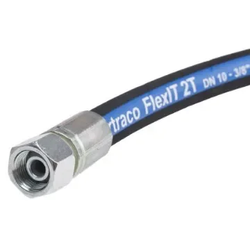 RS PRO 358mm Synthetic Rubber Hydraulic Hose Assembly, 330bar Max Pressure - 1101999 product image