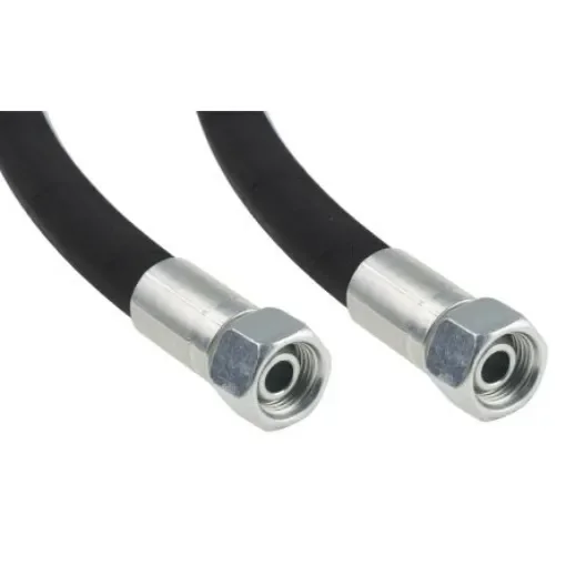 RS PRO 1156mm Synthetic Rubber Hydraulic Hose Assembly, 275bar Max Pressure - 1102016 product image