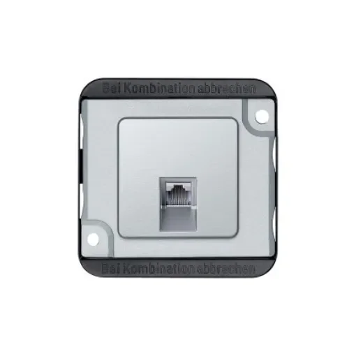 Schneider Electric Grey 1 Gang Electrical Socket, RJ45 - MTN470660 product image