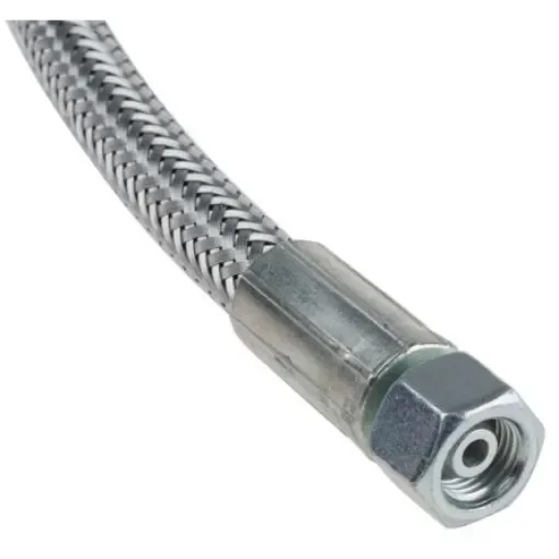 RS PRO 500mm Galvanized Steel Wire Hydraulic Hose Assembly, 190bar Max Pressure - 1102243 product image