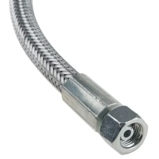 RS PRO 750mm Galvanized Steel Wire Hydraulic Hose Assembly, 190bar Max Pressure - 1102244 product image