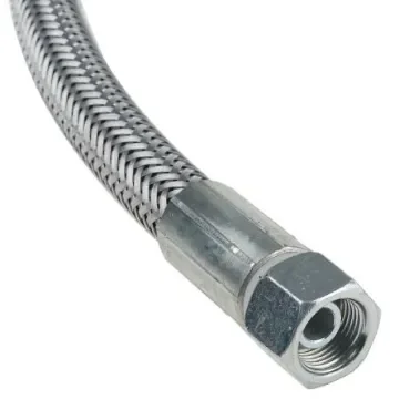 RS PRO 500mm Galvanized Steel Overbraid Hydraulic Hose Assembly, 180bar Max Pressure - 1102248 product image