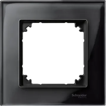 Schneider Electric Black 1 Gang Electrical Socket, Indoor Use - MTN404103 product image